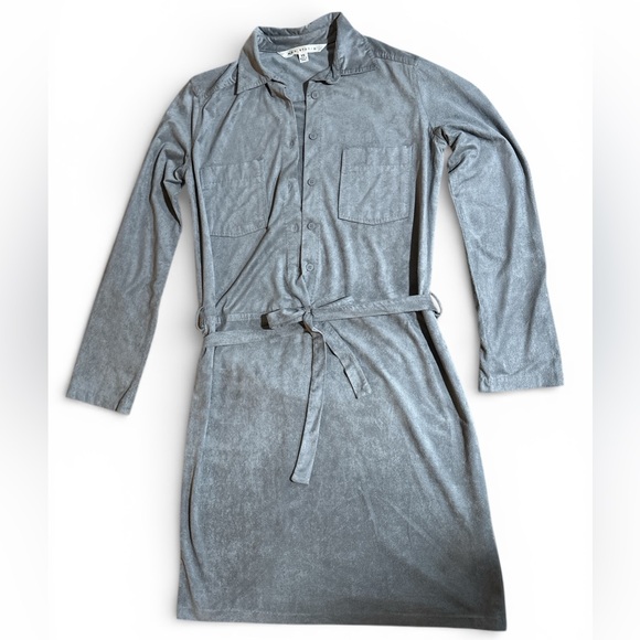 Max Studio Dresses & Skirts - Max Studio Charcoal Long Sleeve Dress